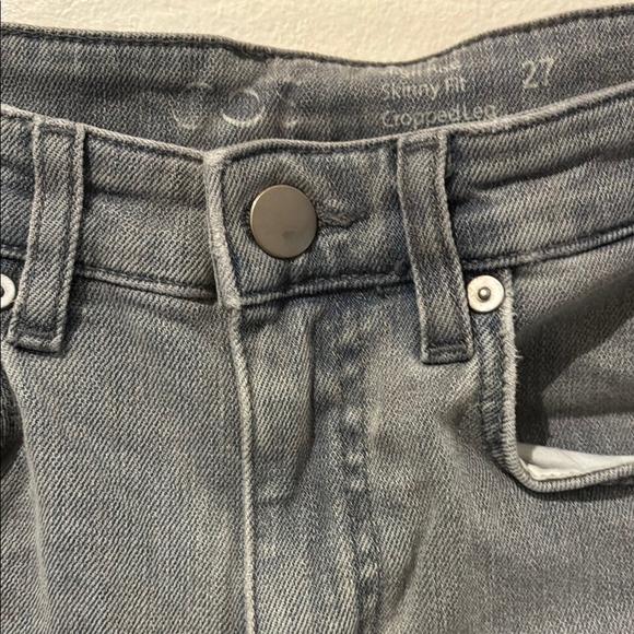 COS Womens High Rise Skinny Fit Cropped Leg Grey Denim Jeans Size 27 - Picture 5 of 8
